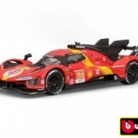 Fém modell Bburago Ferrari 499P 1:43 – a 24h Le Mans 2023 győztese