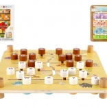 Fa fejlesztő labirintus 2 az 1-ben CLASSIC WORLD – tanya és ábécé, 30 × 30 cm