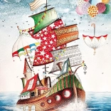 Szabad hajó puzzle 1000 darabbal MAGNOLIA