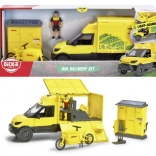 DHL városi készlet 25 cm-es teherautóval a Dickie Toys-tól