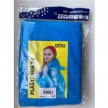 polietilén esőköpeny, univerzális méret, tasakban 9×13 cm