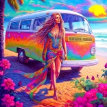 Hippie puzzle a szívben 1000 darab