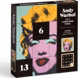 Tolható fa puzzle Andy Warhol: Marilyn