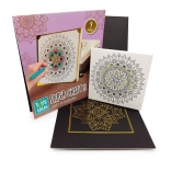 Mandala metál színező – kiszínezhető képek készlete