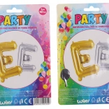 Felfújható ballon E betű alakban