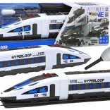 Csavarozható HYPERLOOP kisvonat fényekkel, hangokkal és sínekkel