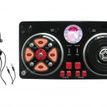 Gyermek DJ keverőpult mikrofonnal és fényhatásokkal