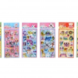 Világító matricák 10 × 22 cm, vegyes motívumok