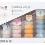 PolarB fa oktatási kirakó állatokkal Montessori