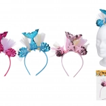 Karneváli fejdísz Sellő díszítéssel