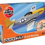 AIRFIX QUICK BUILD Mustang P‑51D repülőgép építőkészlet