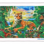 Gyémánt festés Dzsungel királya 40x30 cm