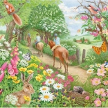 Puzzle Délutáni lovaglás 1000 darab