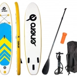 felfújható enero paddleboard 320 × 76 × 15 cm – sárga‑kék‑fehér SUP szett