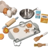 gyermek fa és rozsdamentes acél sütőkészlet