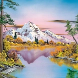 Puzzle Bob Ross: Visszatükröződések 1000 darab