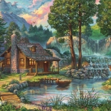 Puzzle Mesebeli ház 1000 darab