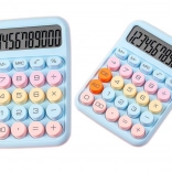 Kék irodai számológép Science Multifunkciós színes elektronikus számológép