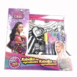 Kiszínezhető City táska – kreatív gyerek kézitáska színezéshez