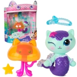 Gabby’s Dollhouse film – figurák Tengeri cicus és Medúza kiegészítőkkel