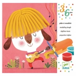 DJECO Kreatív készlet formázógyurmával Frizurák