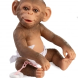 Reborn majomka baba teljes vinil testtel 32 cm