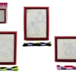 Hímzőkészlet gyerekeknek kerettel