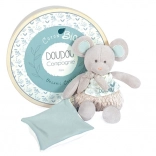 Ajándékszett Plüss egér biopamut takaróval