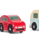 Le Toy Van Fa Retro Autók Készlete