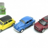 Mini fém Welly autócska 7 cm – vegyes modellek