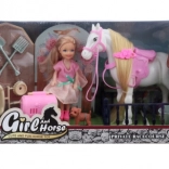 Baba és ló kiegészítőkkel