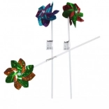 Színes csillogó szélforgó gyerekeknek és dekorációhoz