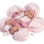 Llorens New Born realisztikus baba kislány 35 cm, teljesen vinyl és vízbe tehető