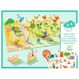 Áthelyezhető matricák – Farm DJECO