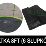SkyRamiz védőháló kerti trambulinhoz 244 cm (8 ft) – 6 oszlopalagúttal