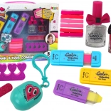 Hajfestő és körömdíszítő készlet szájbalzsammal