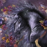 Kék rózsa puzzle 1000 darab