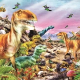 104 darabos puzzle – Dinoszauruszok földje CLEMENTONI