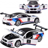 Fém BMW M6 GT3 modell 1:32 fénnyel és hanggal