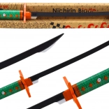 Nichirin szamurájkard, elemmel működő hanggal – zöld markolat