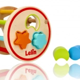 Lelin fa kerek osztályozó doboz formákkal