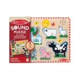 Melissa & Doug hangos fa puzzle