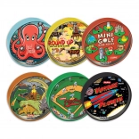 Schylling mini golyós labirintus – zsebméretű ügyességi játék