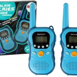 Gyerek walkie-talkie – kék szett, 2 db
