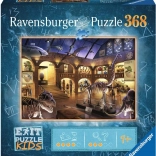 RAVENSBURGER EXIT – Éjszaka a múzeumban: szabadulós puzzle gyerekeknek (368 darab)