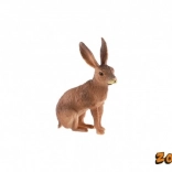 Mezei nyúl műanyag figura 6 cm