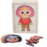 Vilac öltöztetős puzzle Jade