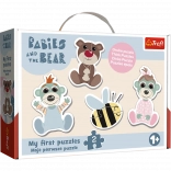 Puzzle Baby Classic Barátság kisbabák – BOBAŠKI I MIŚ (Trefl)