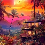 Puzzle Bűbájos alkonyat 1000 darab