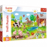 Puzzle 24 maxi BOBASKI ÉS ÁLLATOK Trefl